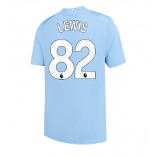 Manchester City Rico Lewis #82 Hjemmedrakt 2023-24 Kortermet